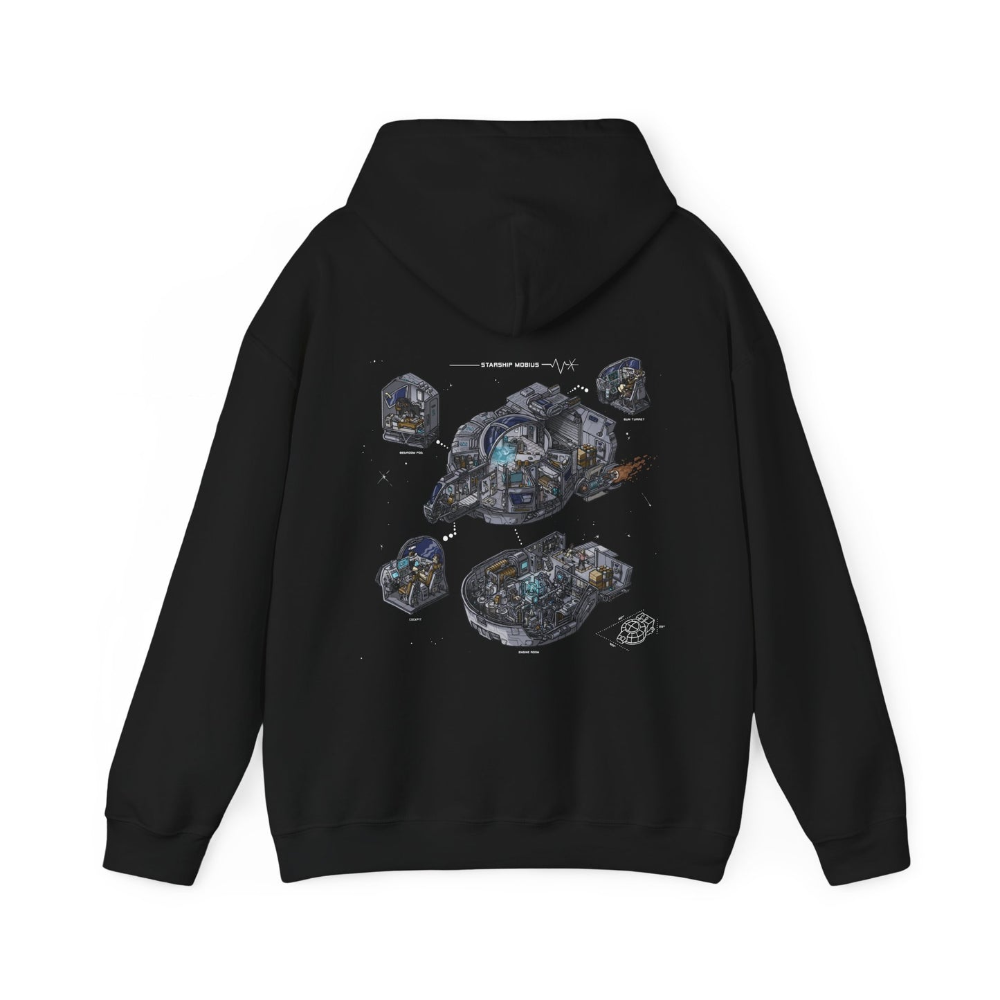 Black Ocean: Mobius Hooded Sweatshirt
