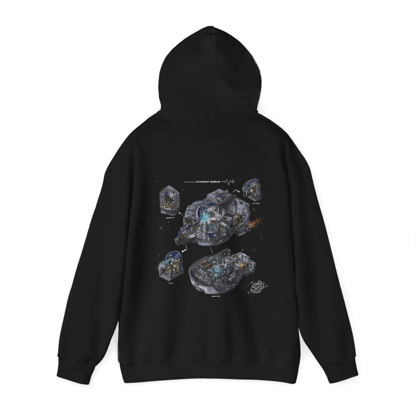Black Ocean: Mobius Hooded Sweatshirt