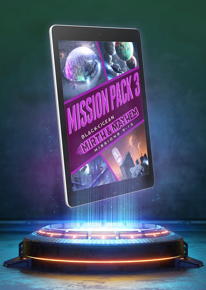 Black Ocean: Mirth & Mayhem Mission Pack 3, Missions 9-12