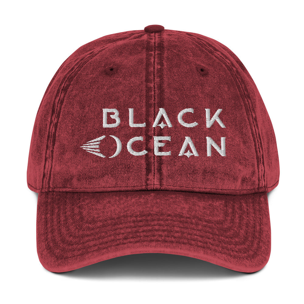 Black Ocean Trucker Hat