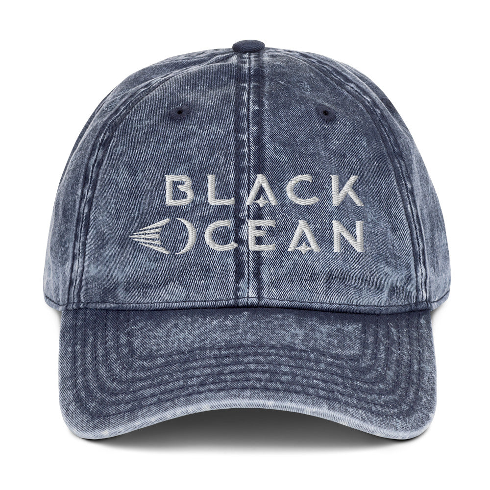 Black Ocean Trucker Hat