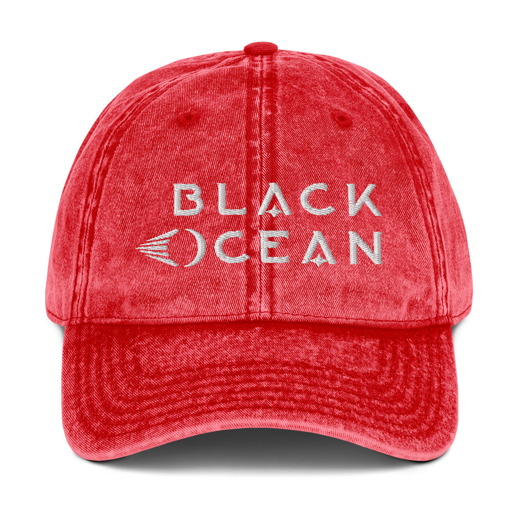Black Ocean Trucker Hat