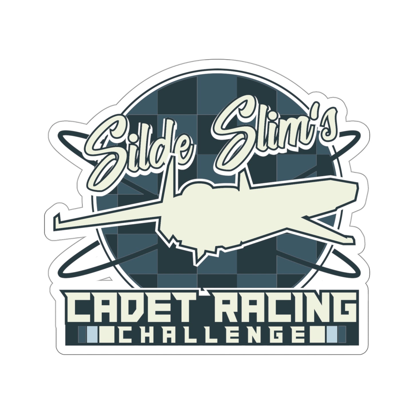 Black Ocean: Silde Slims Cadet Racer Challenge Sticker