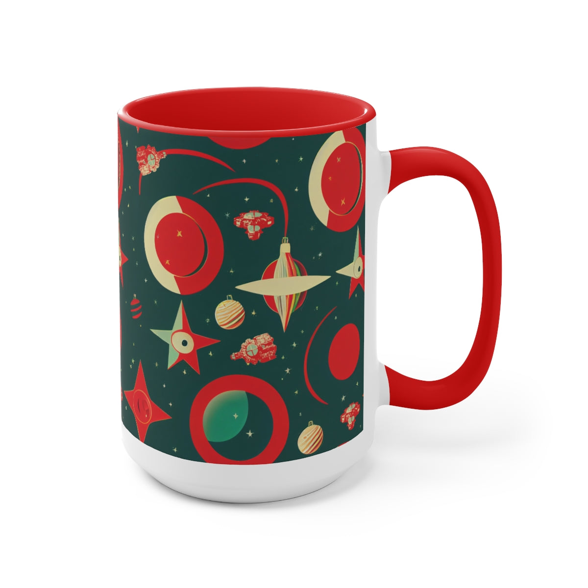 Black Ocean: Mobius Two-Tone Coffee Mugs, 15oz