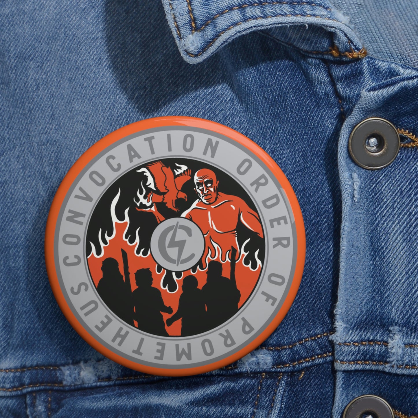 Black Ocean: Order of Prometheus pin button