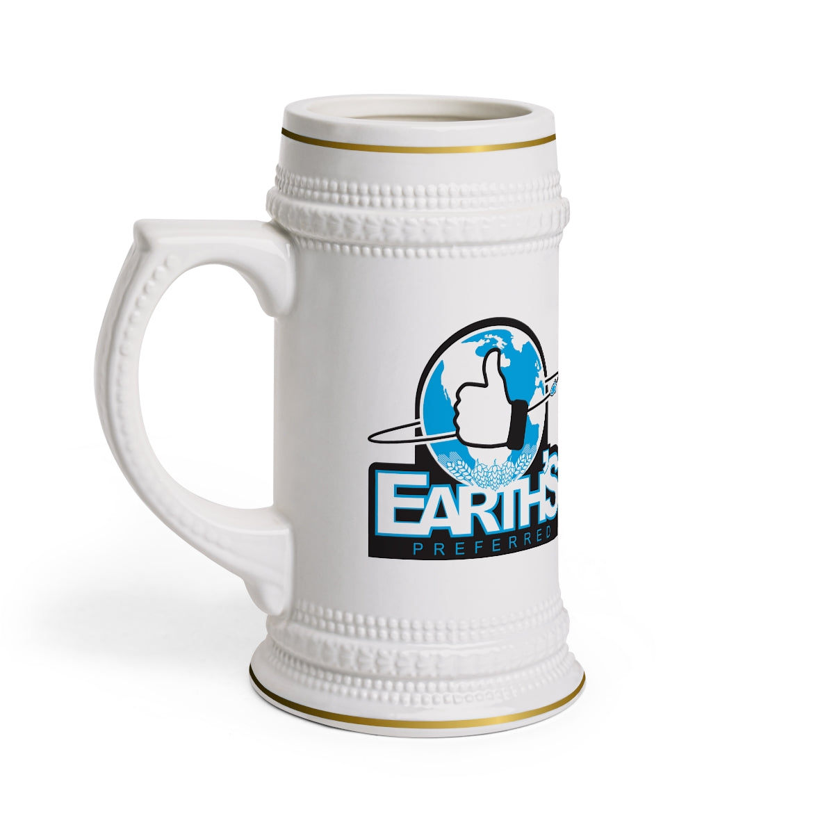 Black Ocean: Earth's Preferred beer stein mug