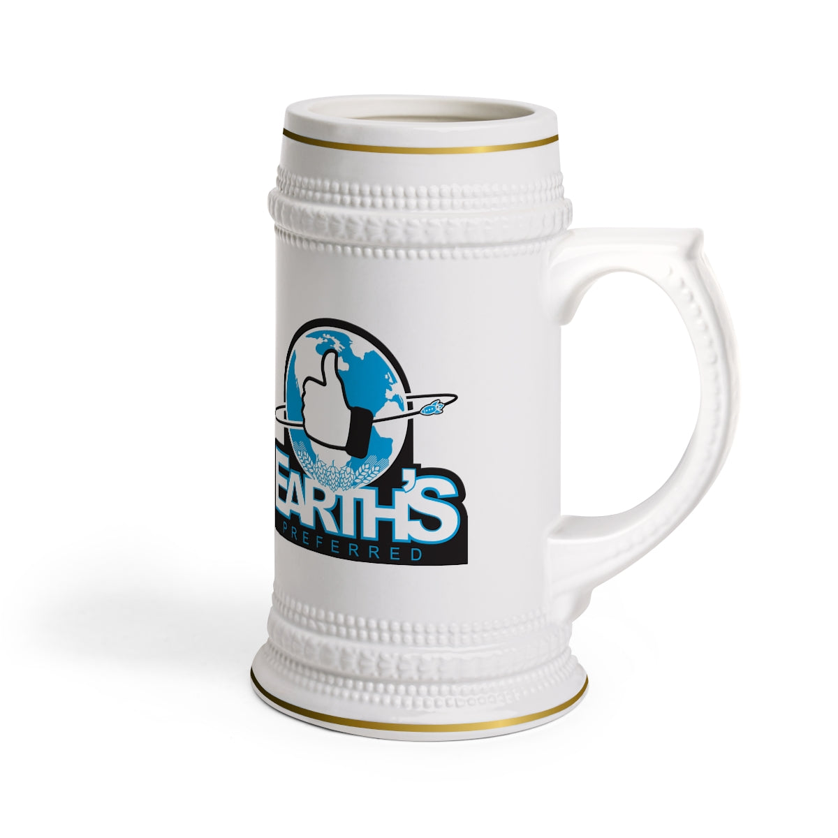 Black Ocean: Earth's Preferred beer stein mug