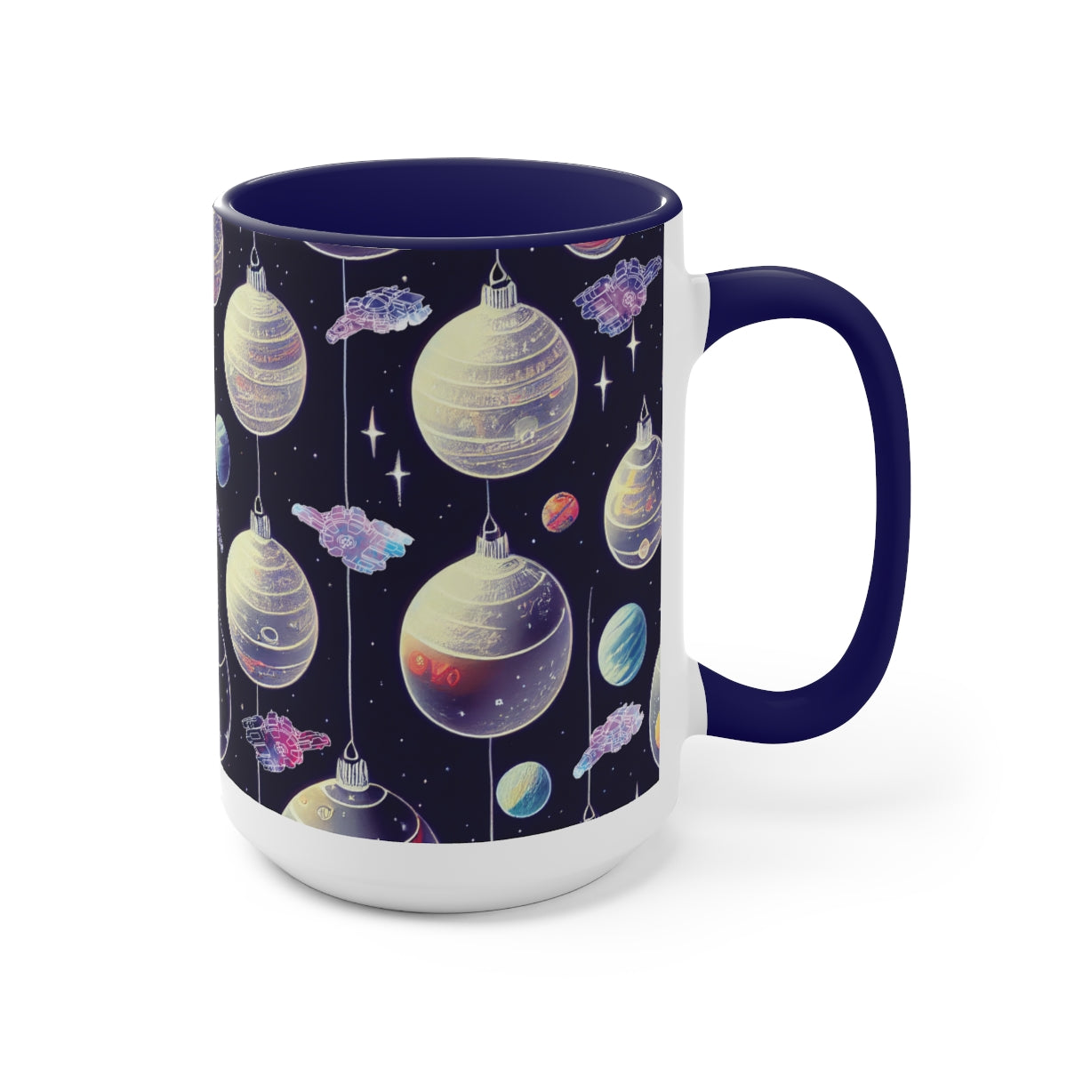 Black Ocean: Mobius Two-Tone Coffee Mugs, 15oz