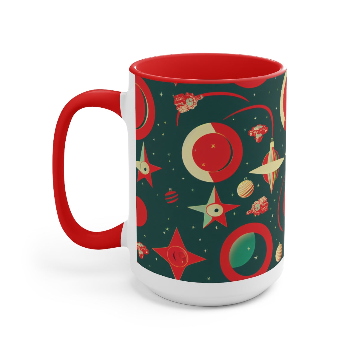 Black Ocean: Mobius Two-Tone Coffee Mugs, 15oz