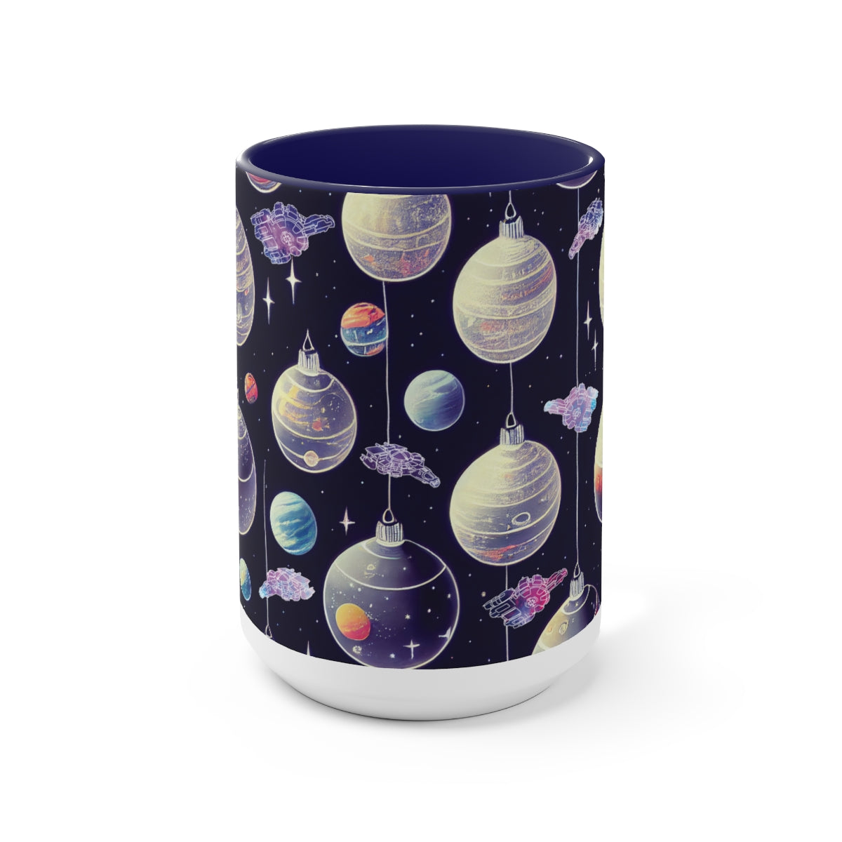 Black Ocean: Mobius Two-Tone Coffee Mugs, 15oz