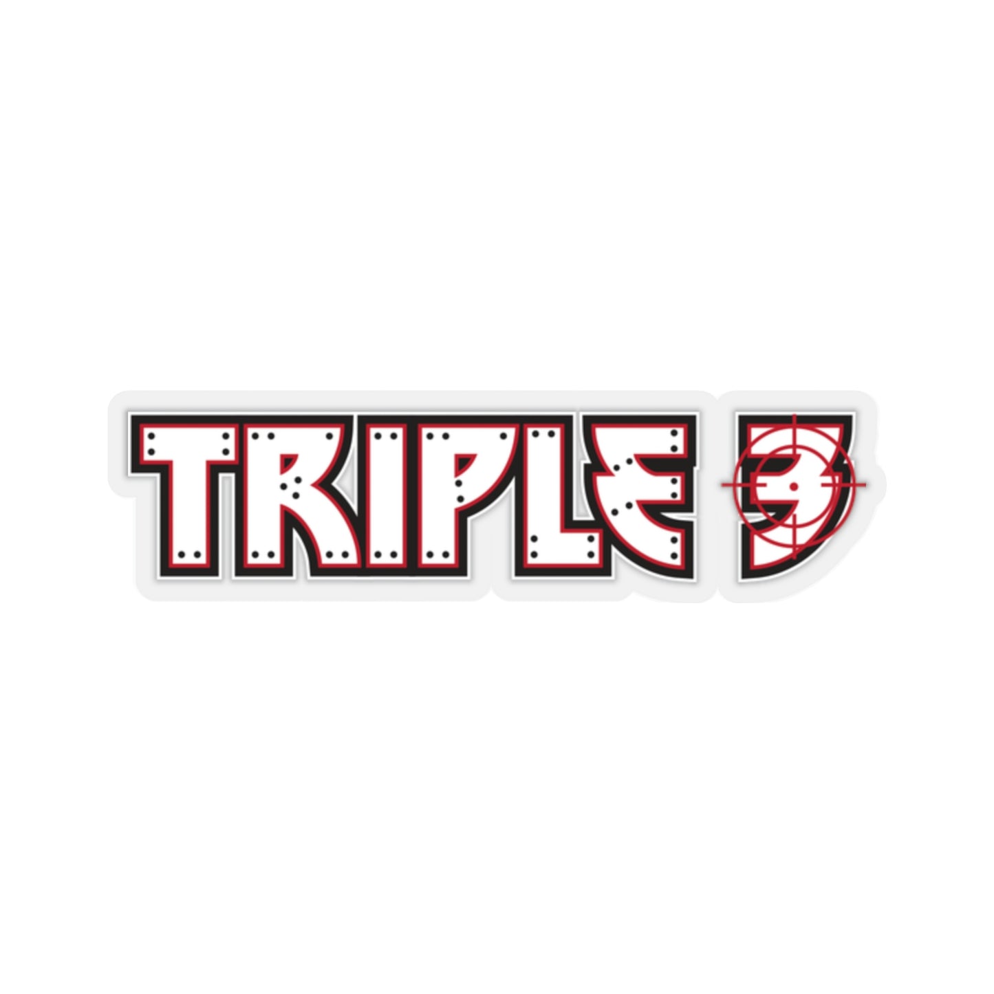 Black Ocean: Triple 3 sticker
