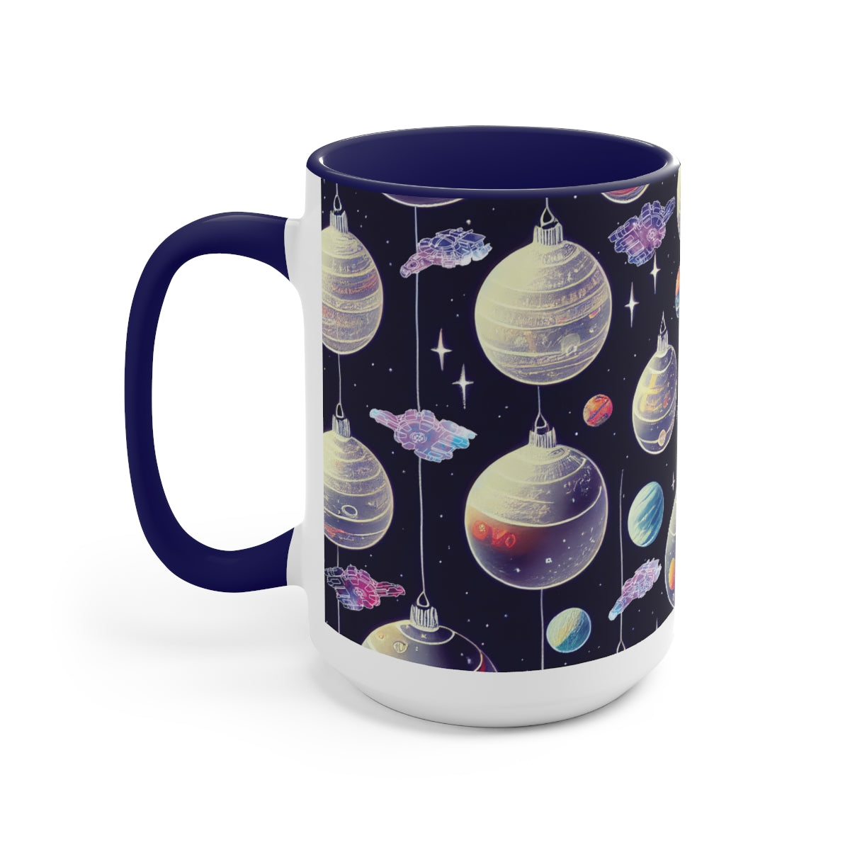 Black Ocean: Mobius Two-Tone Coffee Mugs, 15oz
