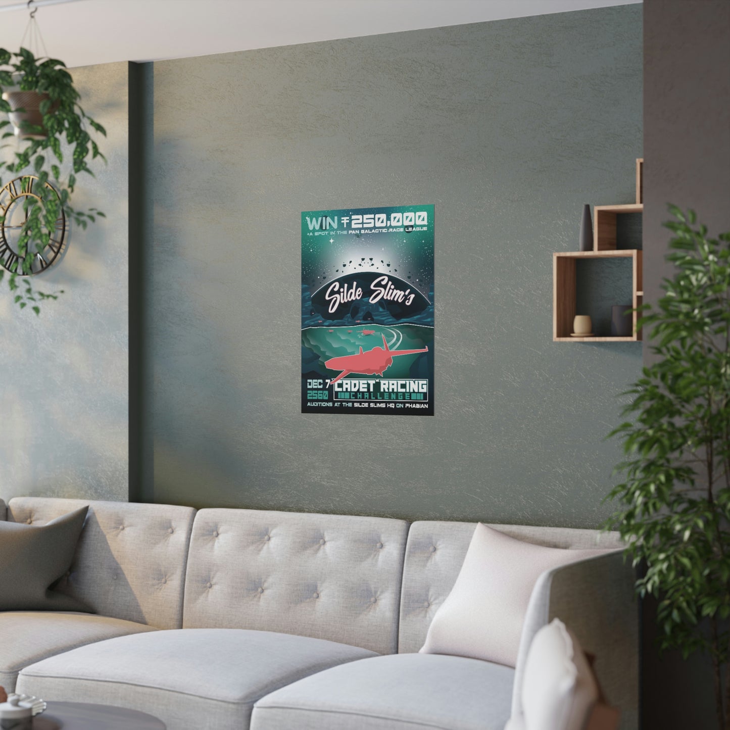Black Ocean: Silde Slims Cadet Racing Challenge Poster