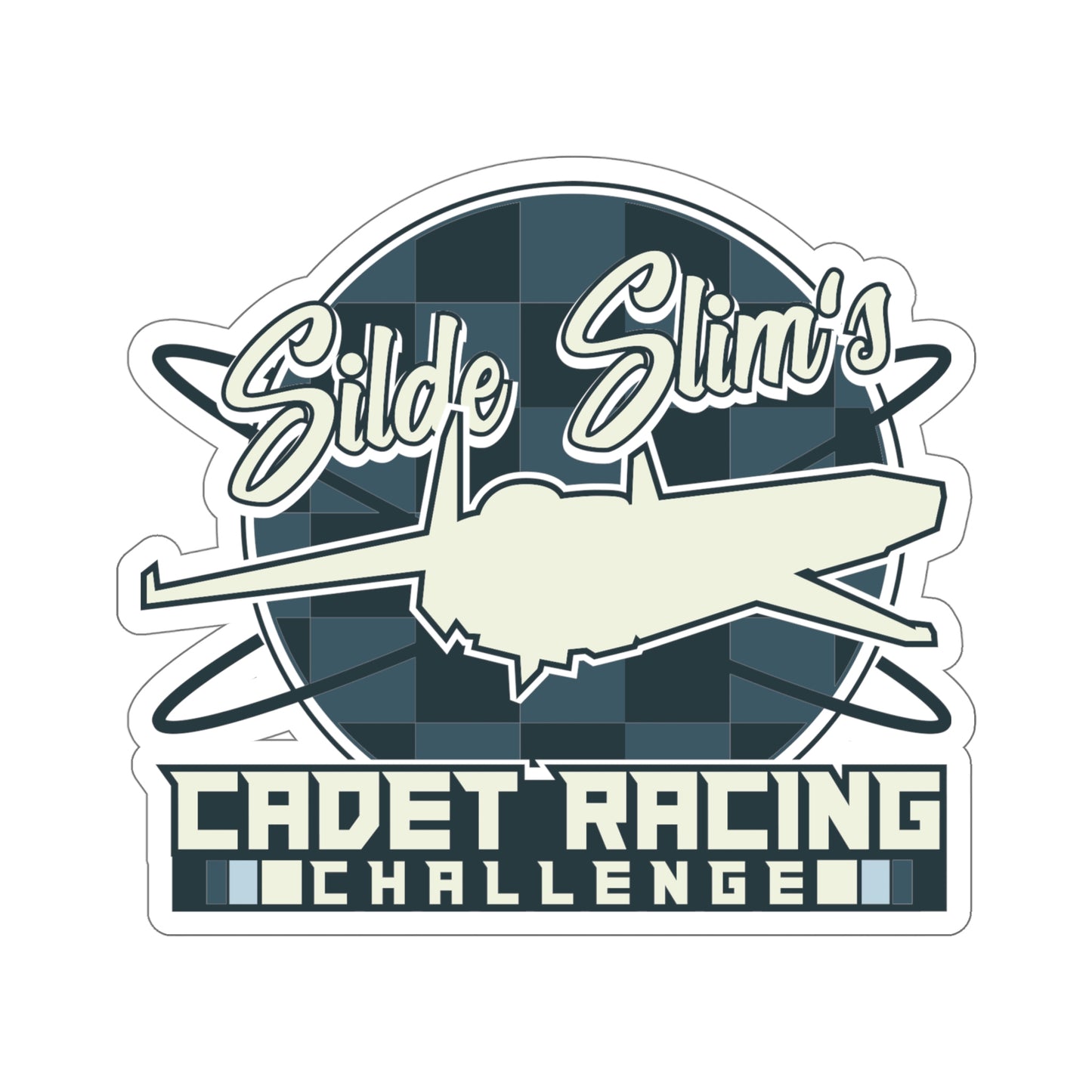 Black Ocean: Silde Slims Cadet Racer Challenge Sticker