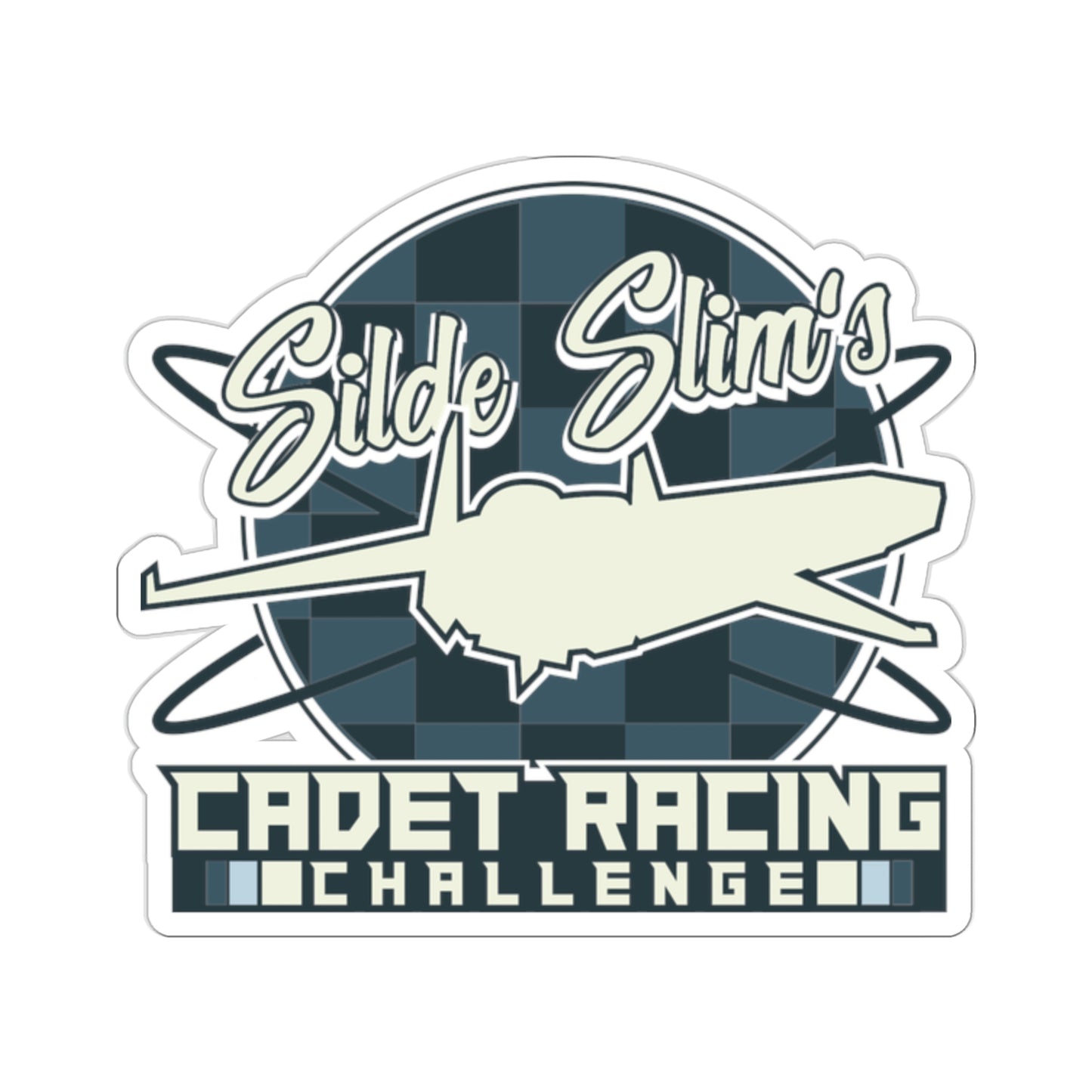 Black Ocean: Silde Slims Cadet Racer Challenge Sticker