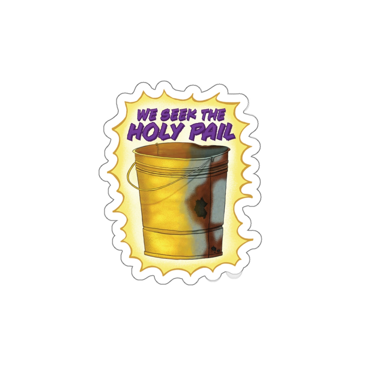 Holy Pail Die-Cut Stickers