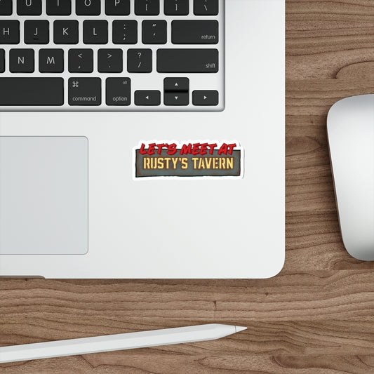 Rusty's Tavern Die-Cut Sticker