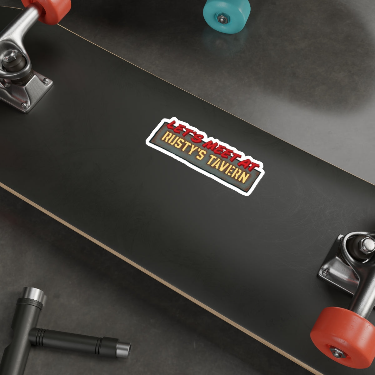 Rusty's Tavern Die-Cut Sticker