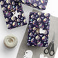 Black Ocean Christmas Ornaments gift wrap roll