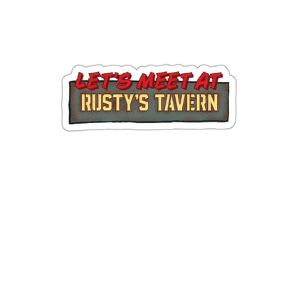 Rusty's Tavern Die-Cut Sticker