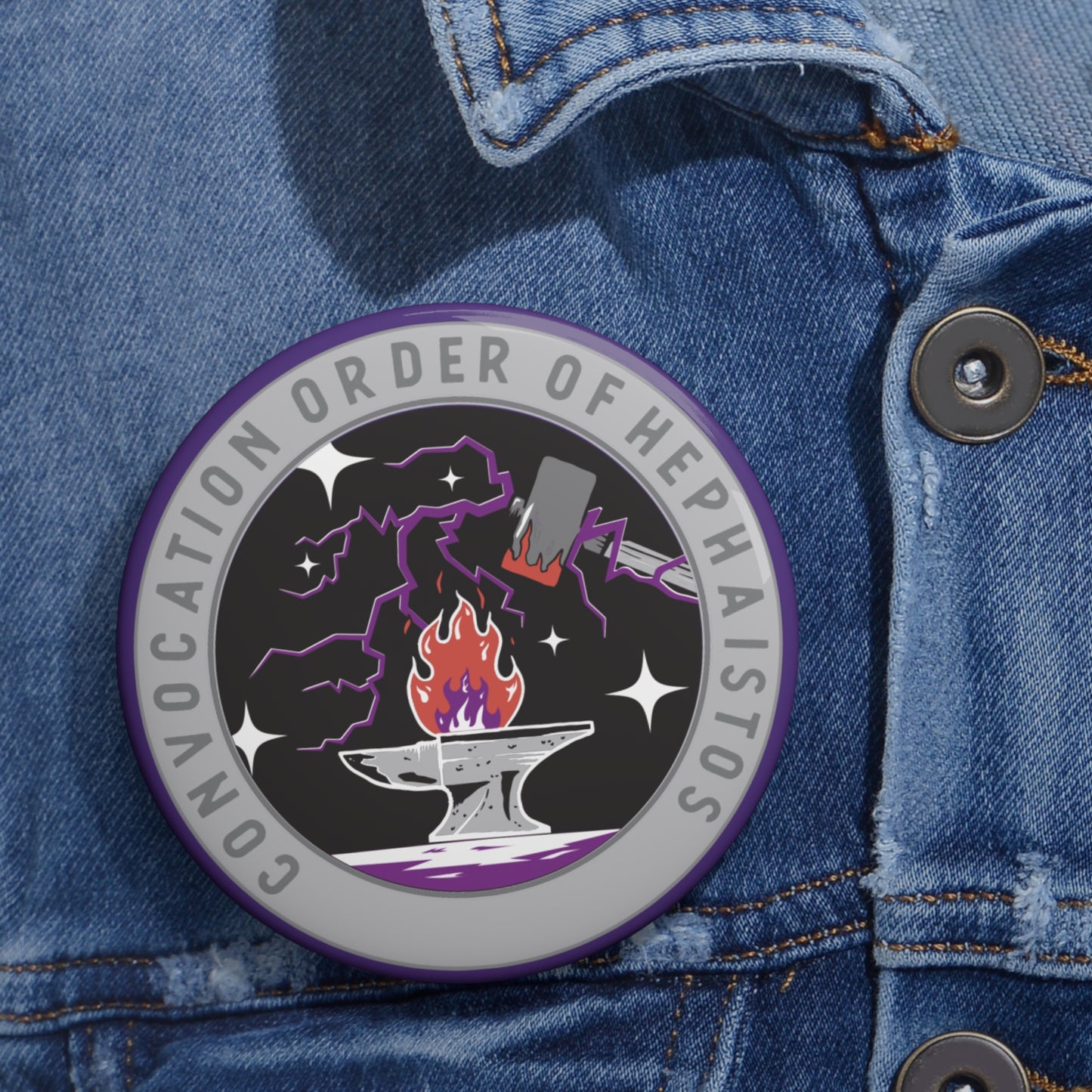 Black Ocean: Order of Hephaistos pin button