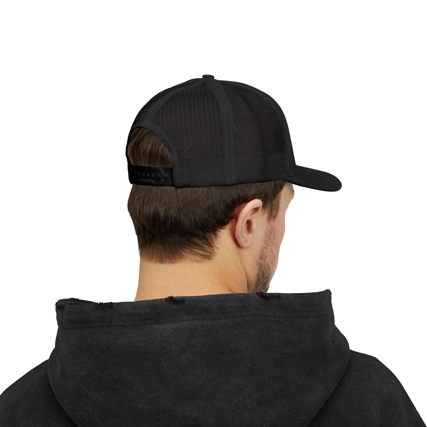 Black Ocean Snapback Trucker Cap