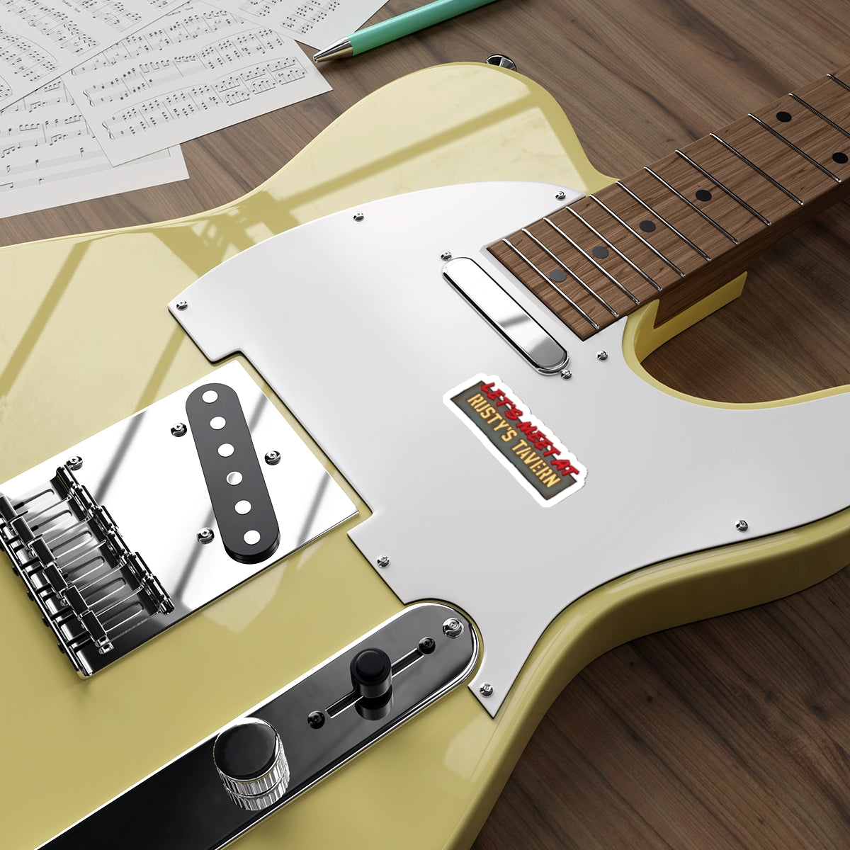 Rusty's Tavern Die-Cut Sticker