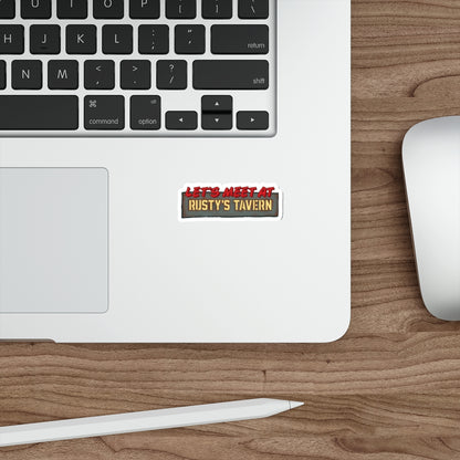 Rusty's Tavern Die-Cut Sticker