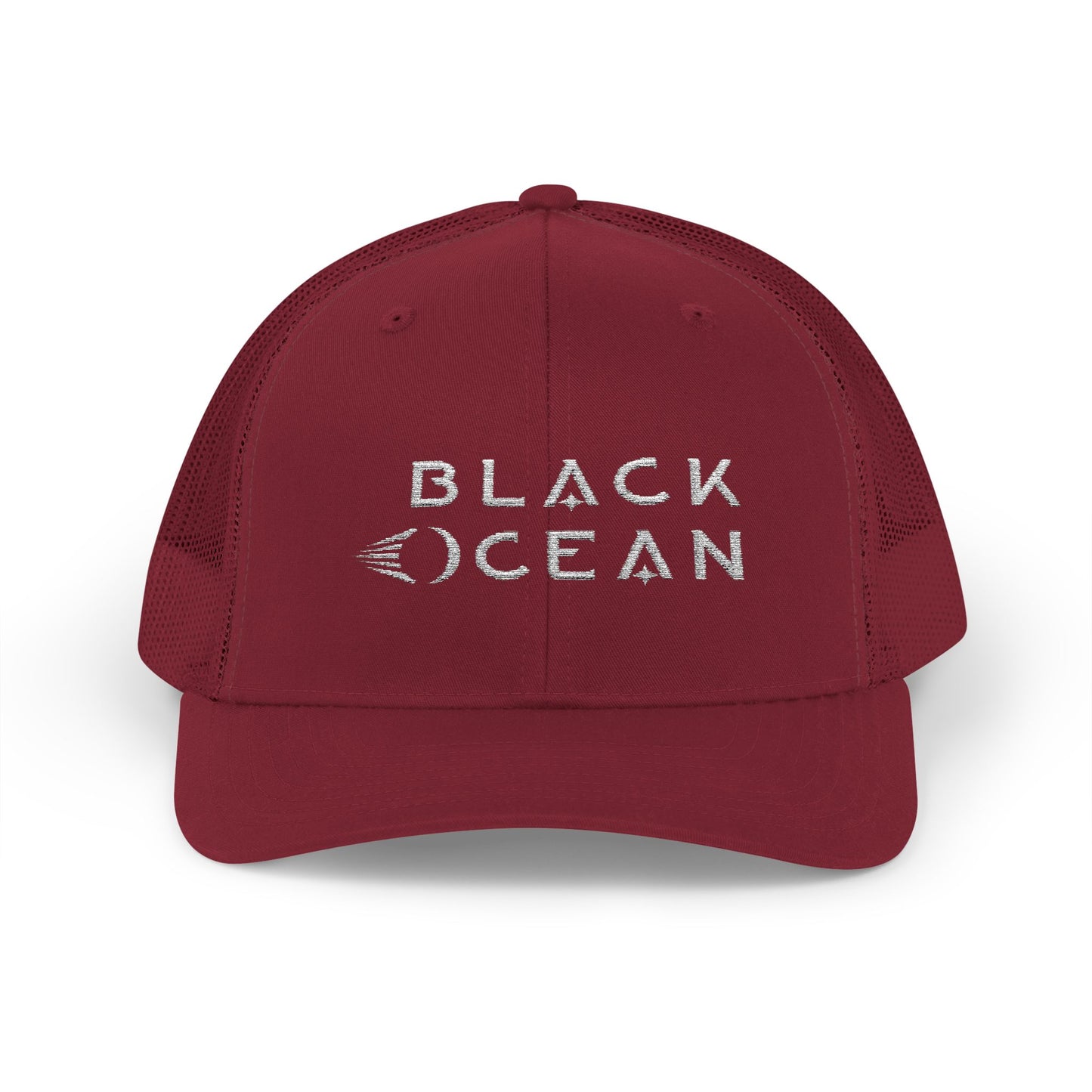 Black Ocean Snapback Trucker Cap