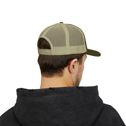 Black Ocean Snapback Trucker Cap