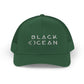 Black Ocean Snapback Trucker Cap