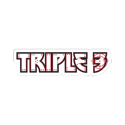 Black Ocean: Triple 3 sticker
