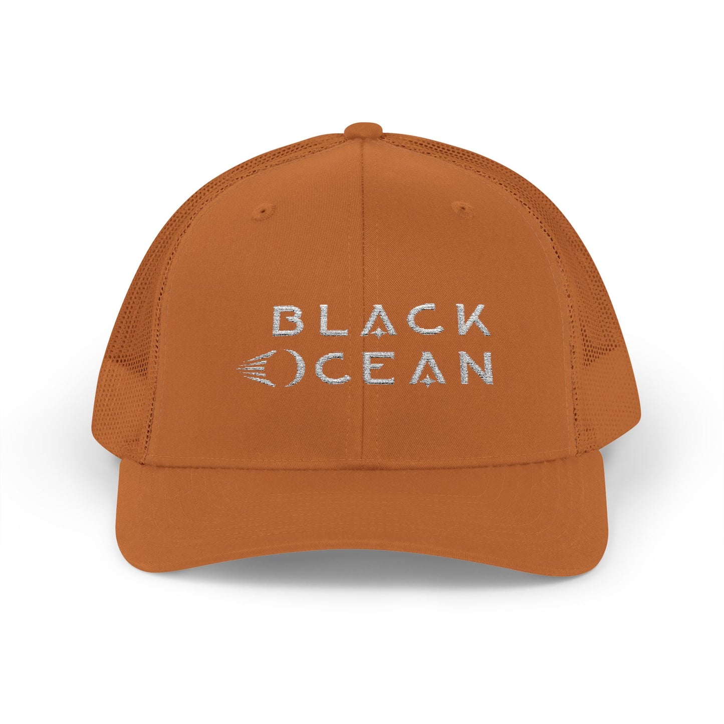 Black Ocean Snapback Trucker Cap