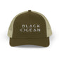 Black Ocean Snapback Trucker Cap