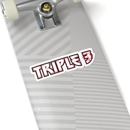 Black Ocean: Triple 3 sticker