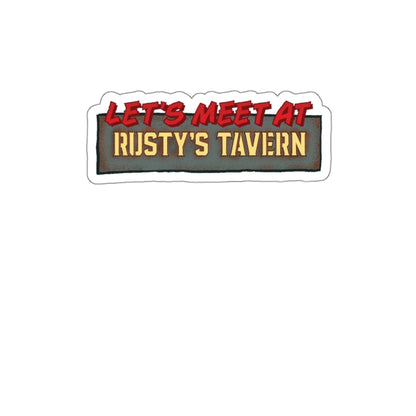 Rusty's Tavern Die-Cut Sticker
