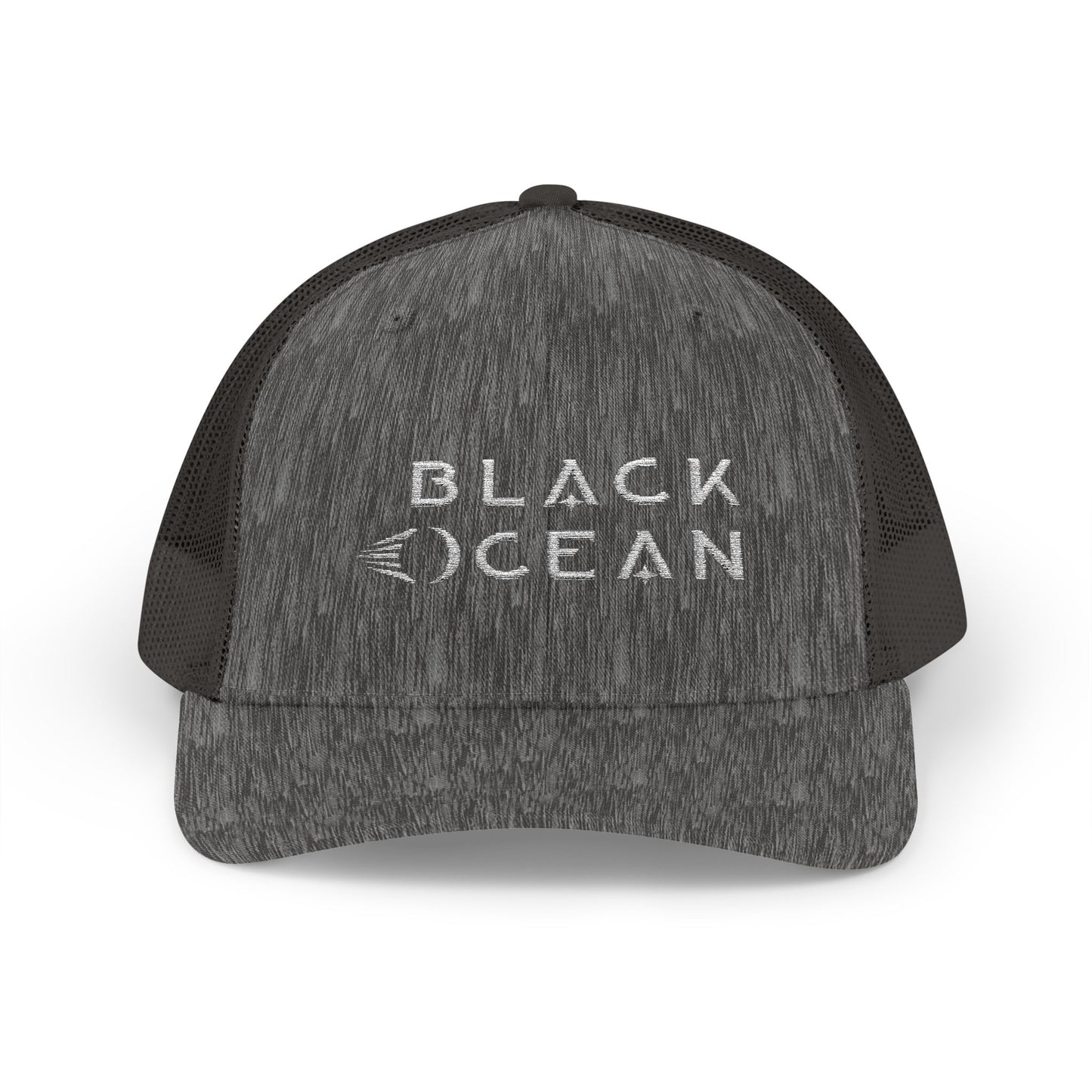 Black Ocean Snapback Trucker Cap