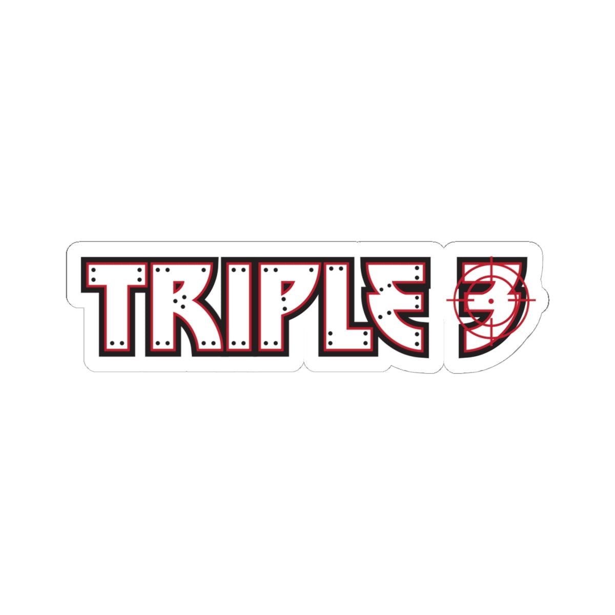 Black Ocean: Triple 3 sticker