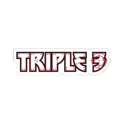 Black Ocean: Triple 3 sticker