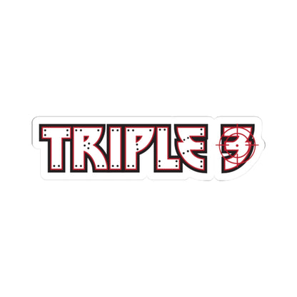 Black Ocean: Triple 3 sticker