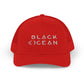 Black Ocean Snapback Trucker Cap