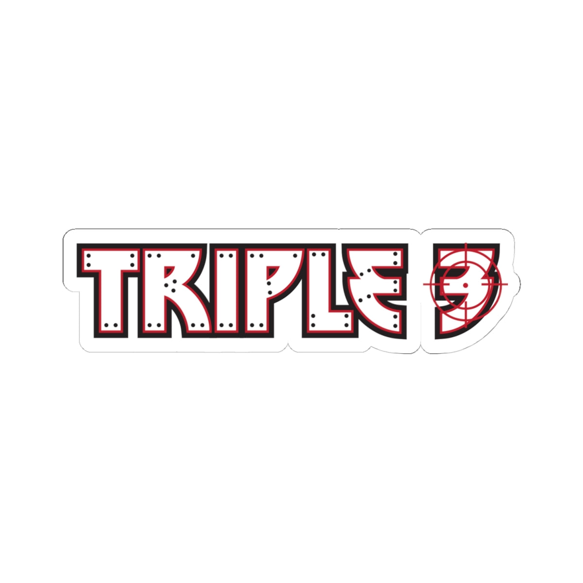 Black Ocean: Triple 3 sticker