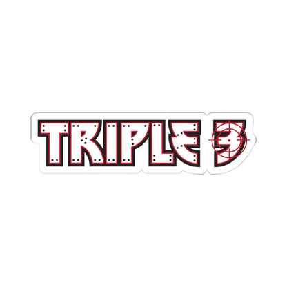 Black Ocean: Triple 3 sticker