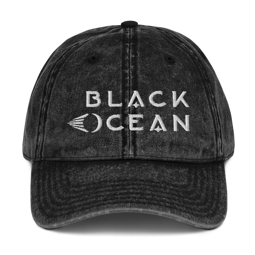 Black Ocean Trucker Hat
