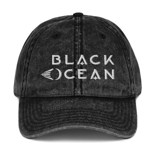 Black Ocean Trucker Hat