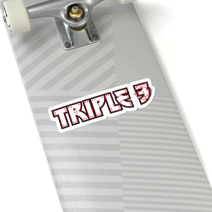 Black Ocean: Triple 3 sticker