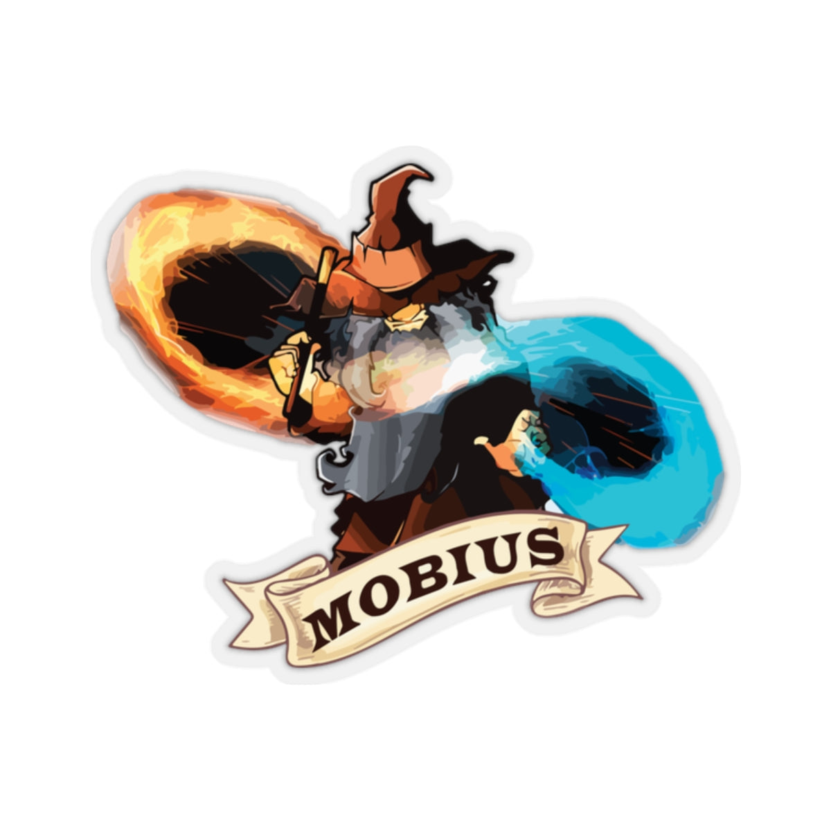 Black Ocean: Mobius Wizard Sticker