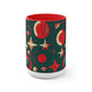 Black Ocean: Mobius Two-Tone Coffee Mugs, 15oz