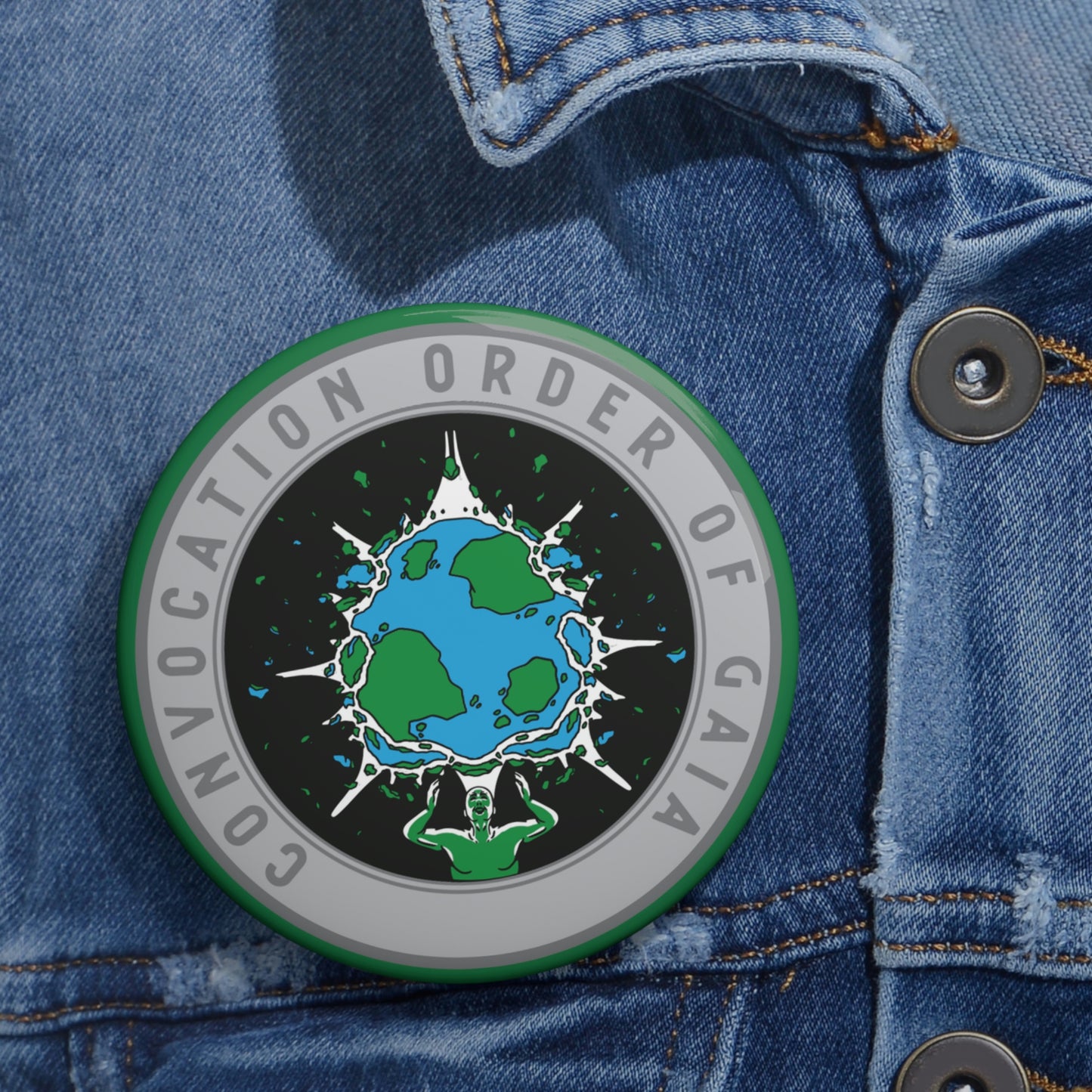 Black Ocean: Order of Gaia pin button