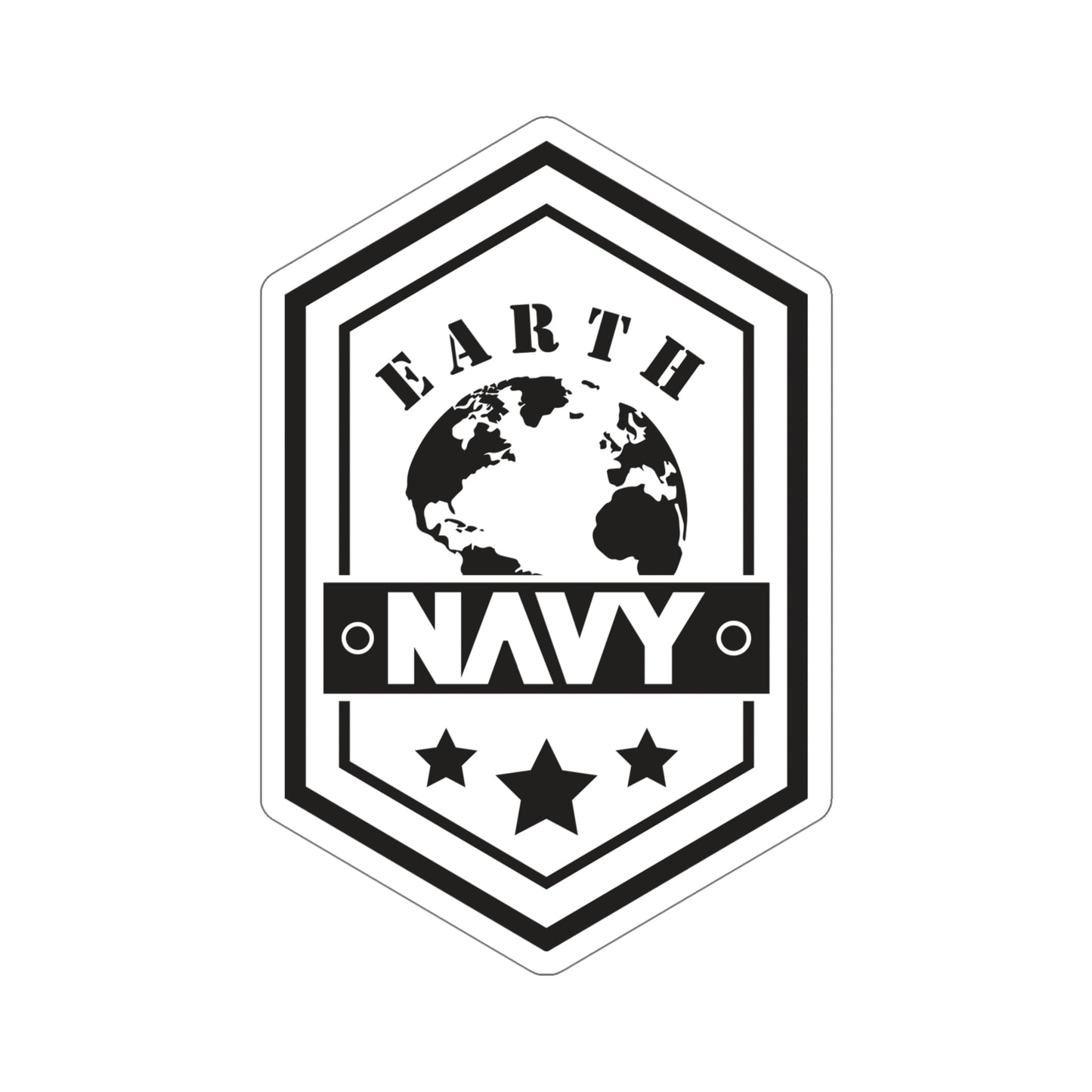 Black Ocean: Earth Navy Stickers